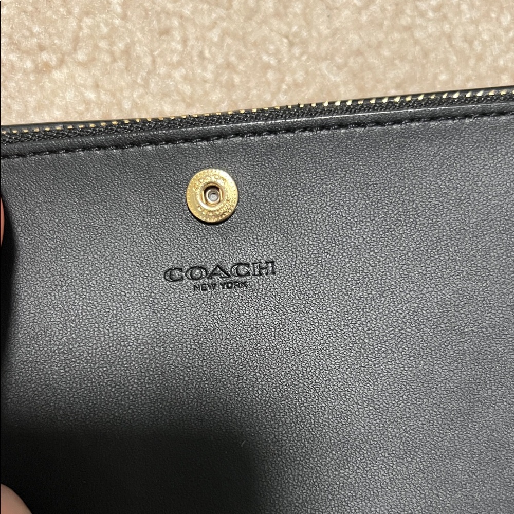 Coach Black Leather Wallet - Picture 4 of 12